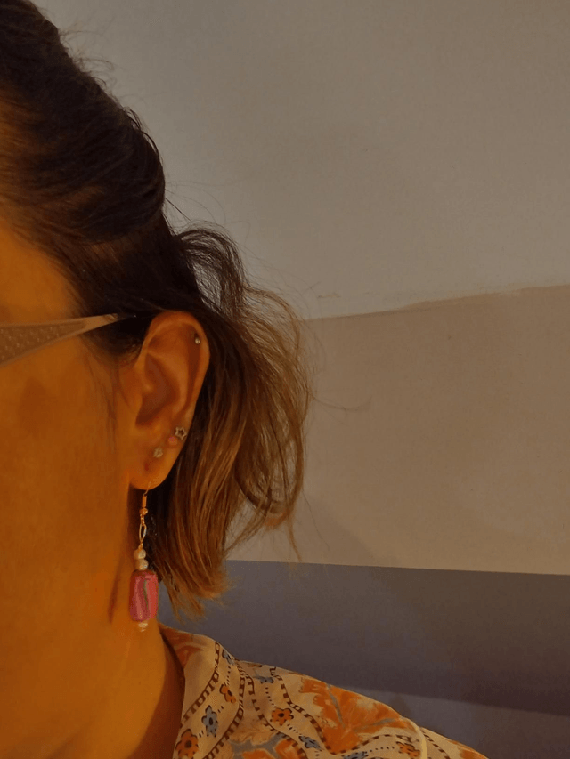 Raspberry Swirl Earrings