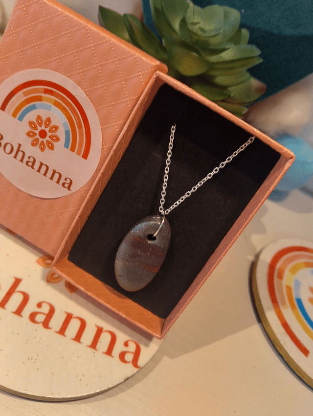 Handmade Galaxy Swirl Pendant Necklace