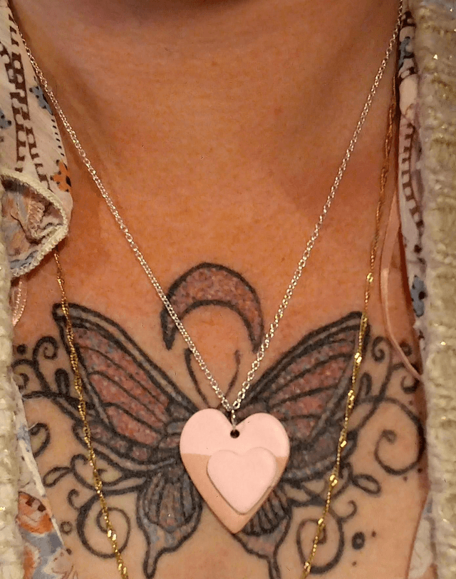Double Heart Necklace