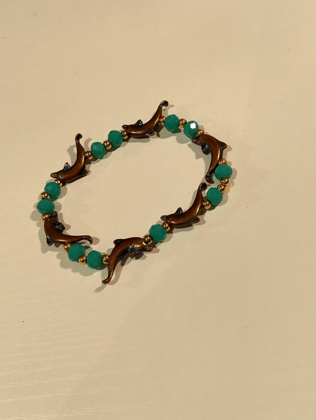  Ocean Breeze Dolphin Bracelet Set