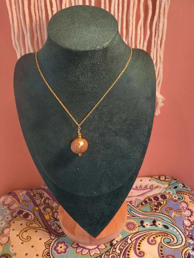 Polymer Clay Feature Bead Necklace 