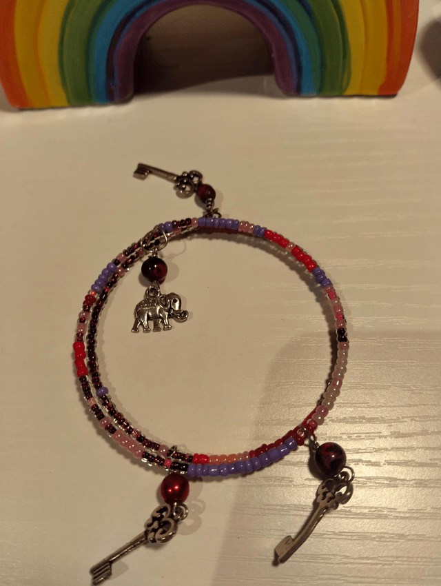 Handmade  Charm Wrap Bracelet

- Boho Spirit