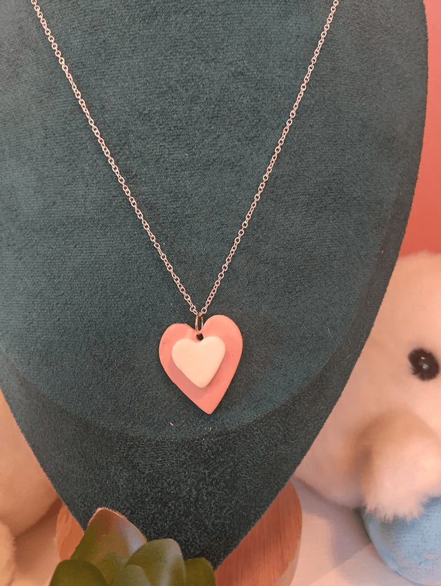 Double Heart Necklace