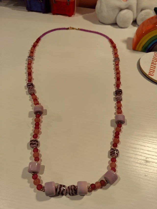Candy inspired  Beaded Necklace